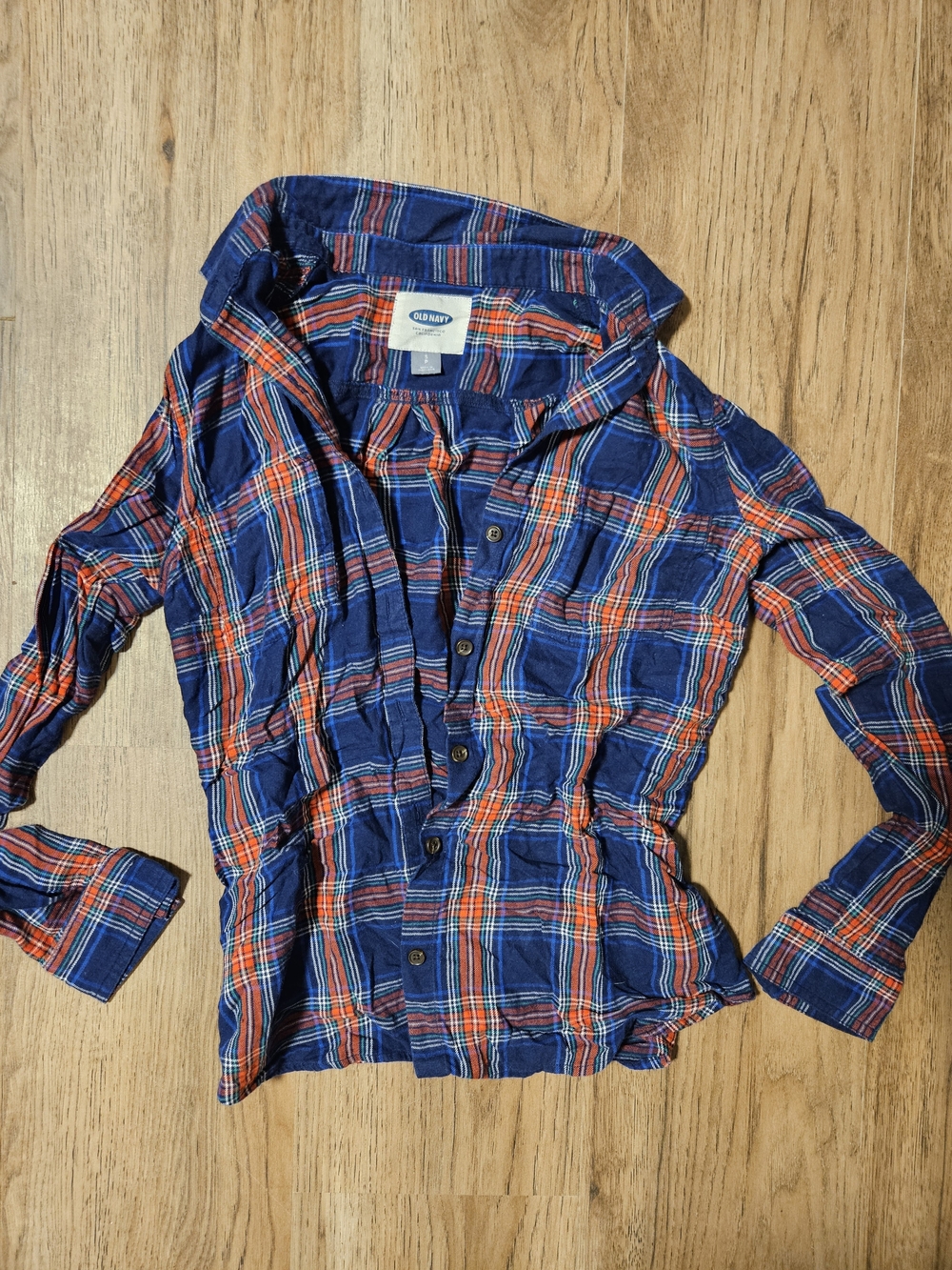 Old Navy Women's Plaid Button-Up Shirt